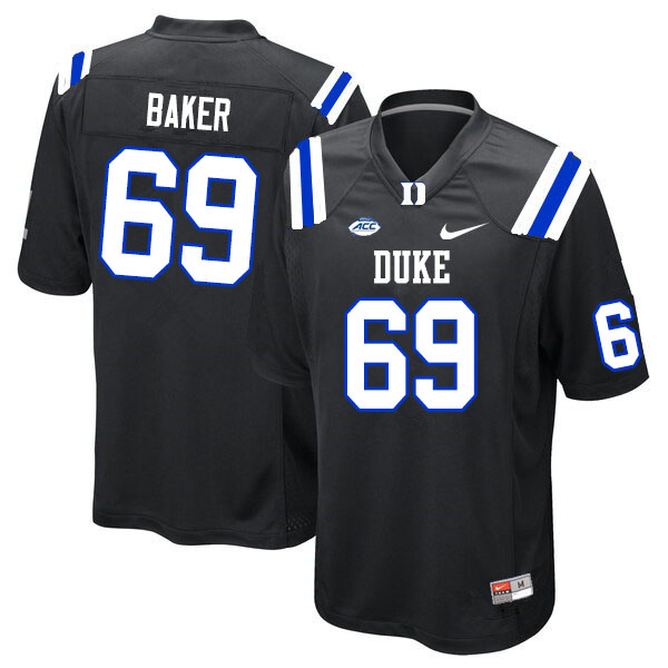 Duke Blue Devils #69 Zach Baker College Football Jerseys Sale-Black